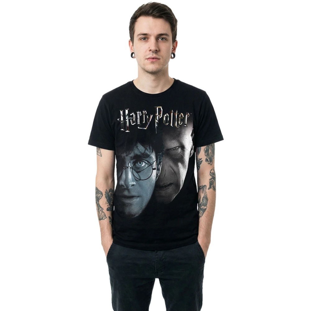 Spiral Harry Potter - Shadow Faces Herren TShirt - Schwarz